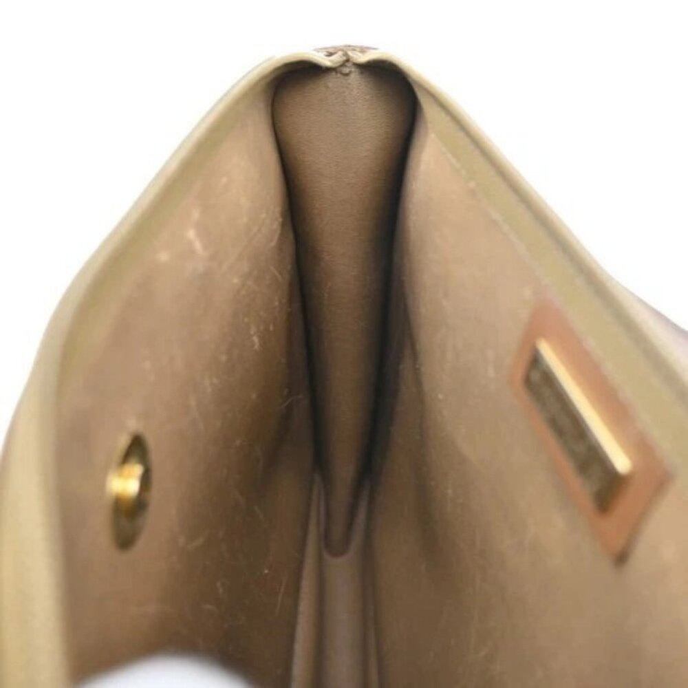 CHRISTIAN DIOR Logo Honeycomb Shoulder Hand Bag PVC Leather Beige GHW 62CA527 - Picture 11 of 16
